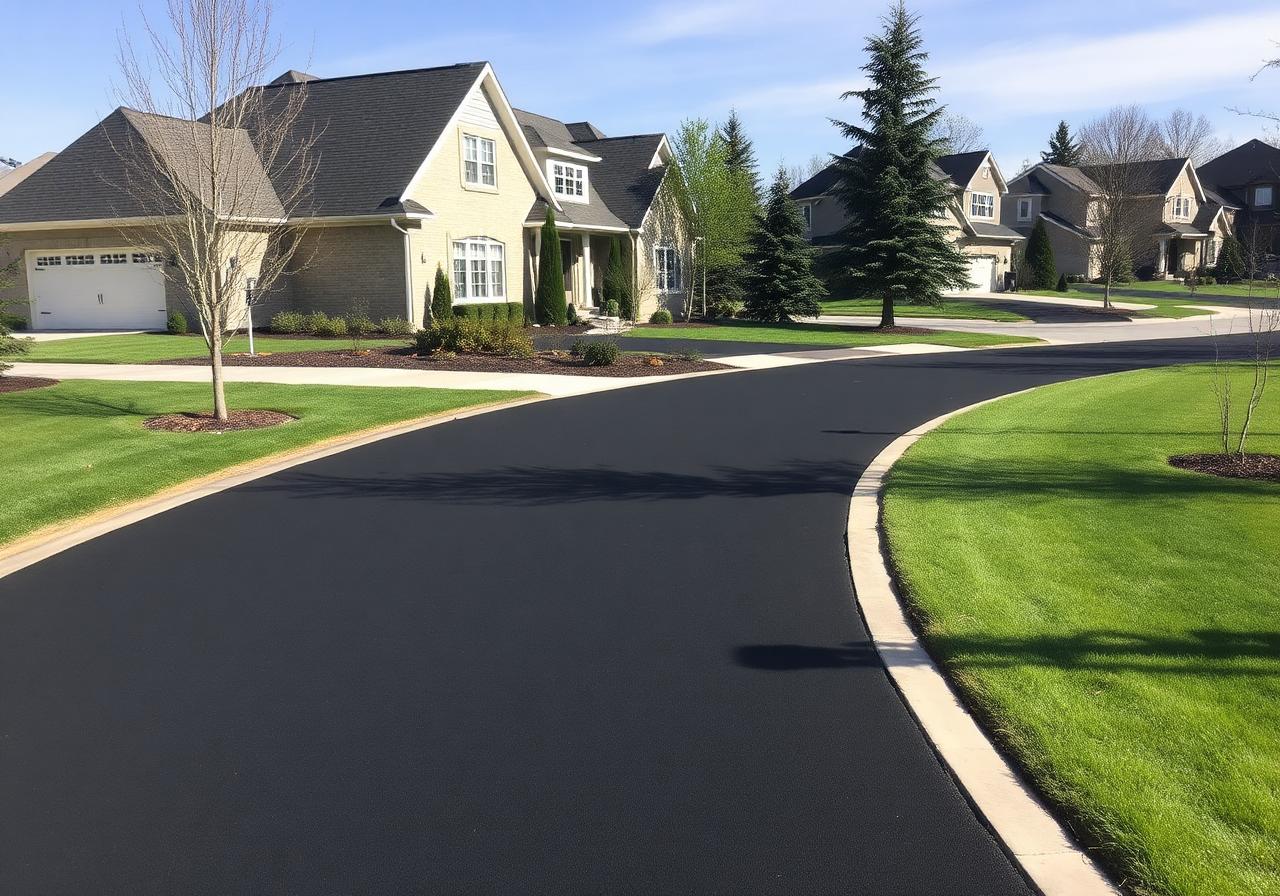 After — Full asphalt re-pave